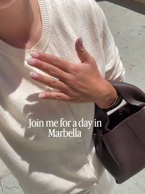 Join me for a day in Marbella 🤭🤍 #dayinmylifevlog #vlog #marbella #contentcreator #adayinmylife 