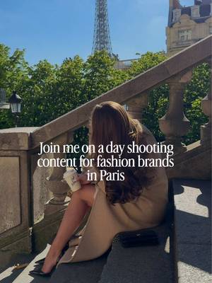 Join me for a day in Paris shooting content for fashion Brands!  #parisianvibes #contentcreator #vlog #dayinmylifevlog #dayinlife 